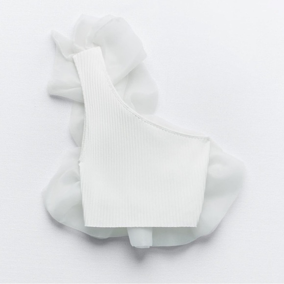 Zara Asymmetrical Organza Top - Picture 12 of 14